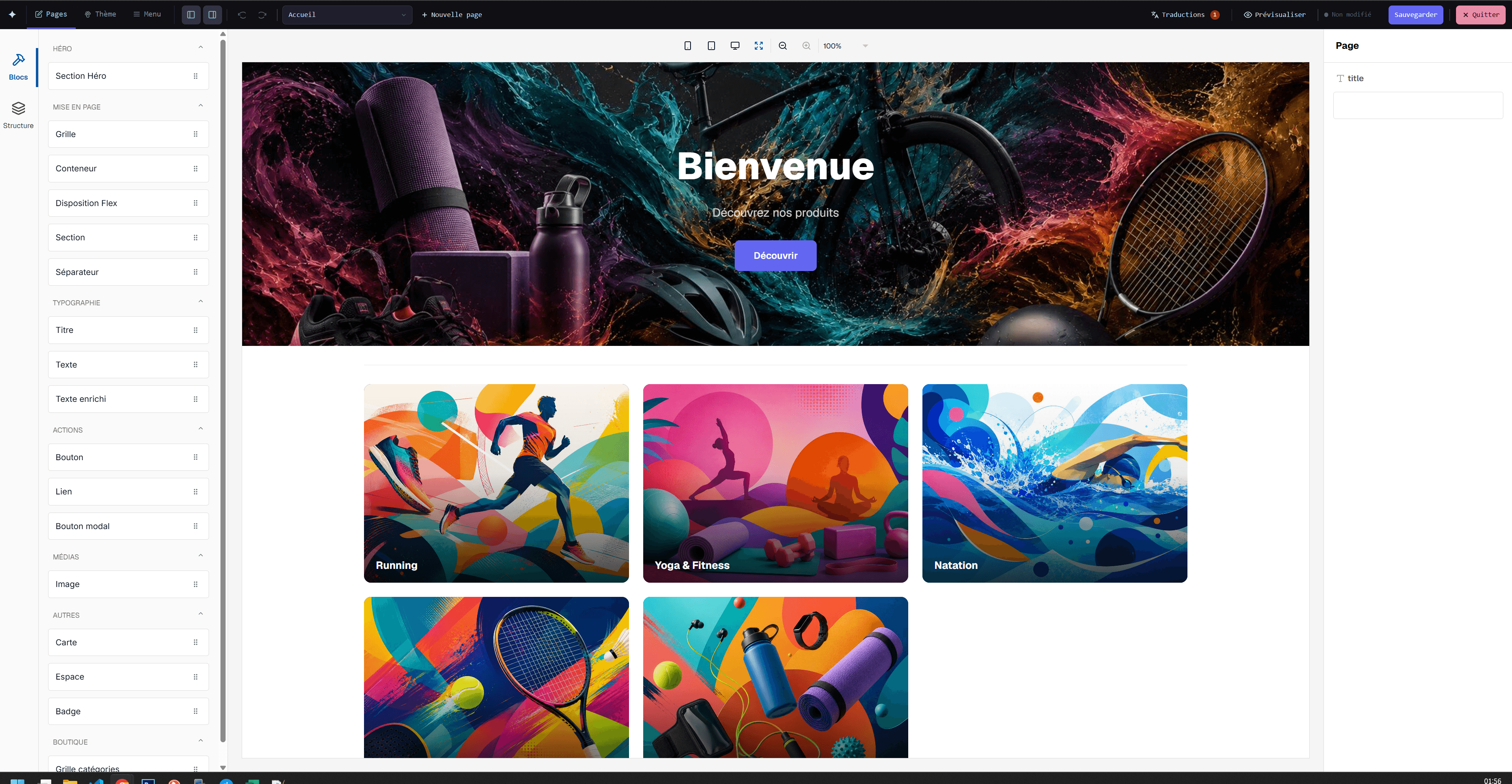 Un site à votre image, sans coder