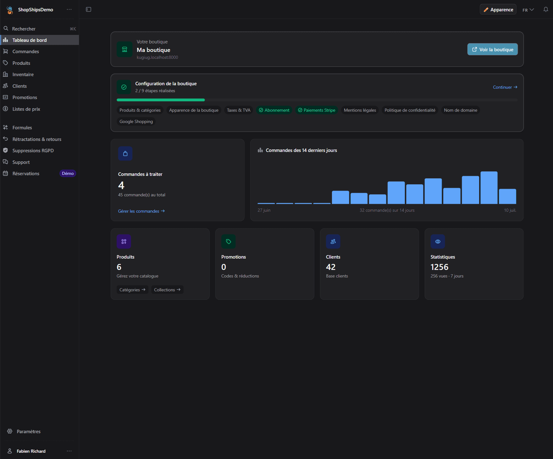 Une seule interface pour piloter votre activité